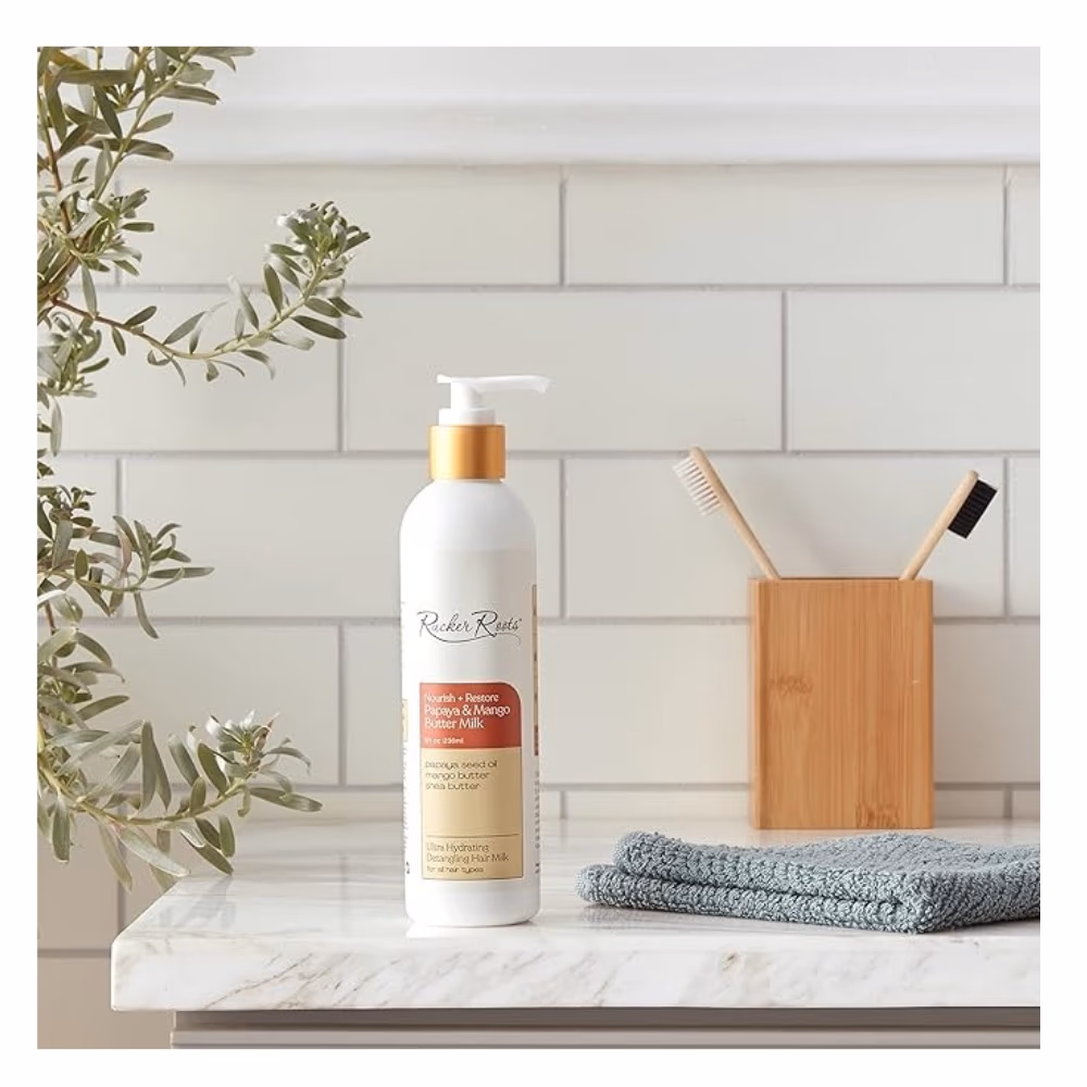 Rucker Roots Nourish and Restore Papaya and Mango Butter Milk 236ml 3