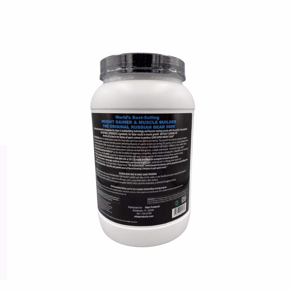 Russian Bear Weight Gainer Vanilla 4lb 3