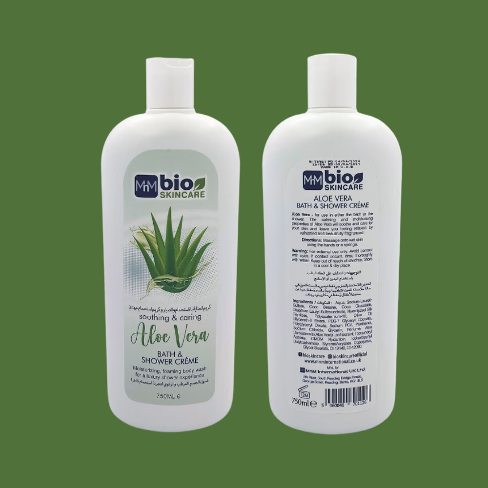 Bio Skin Shower Cream Aloe 750ml 2