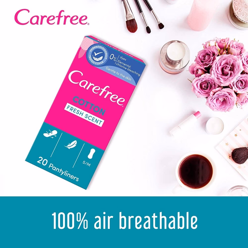 Carefree Cotton Feel Fresh 20s  3