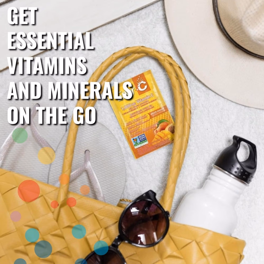Ener-C Vitamin C 1000mg Peach Mango -30s 3