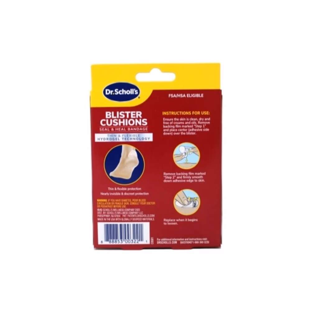 Scholl Blister Cushions 8s 2
