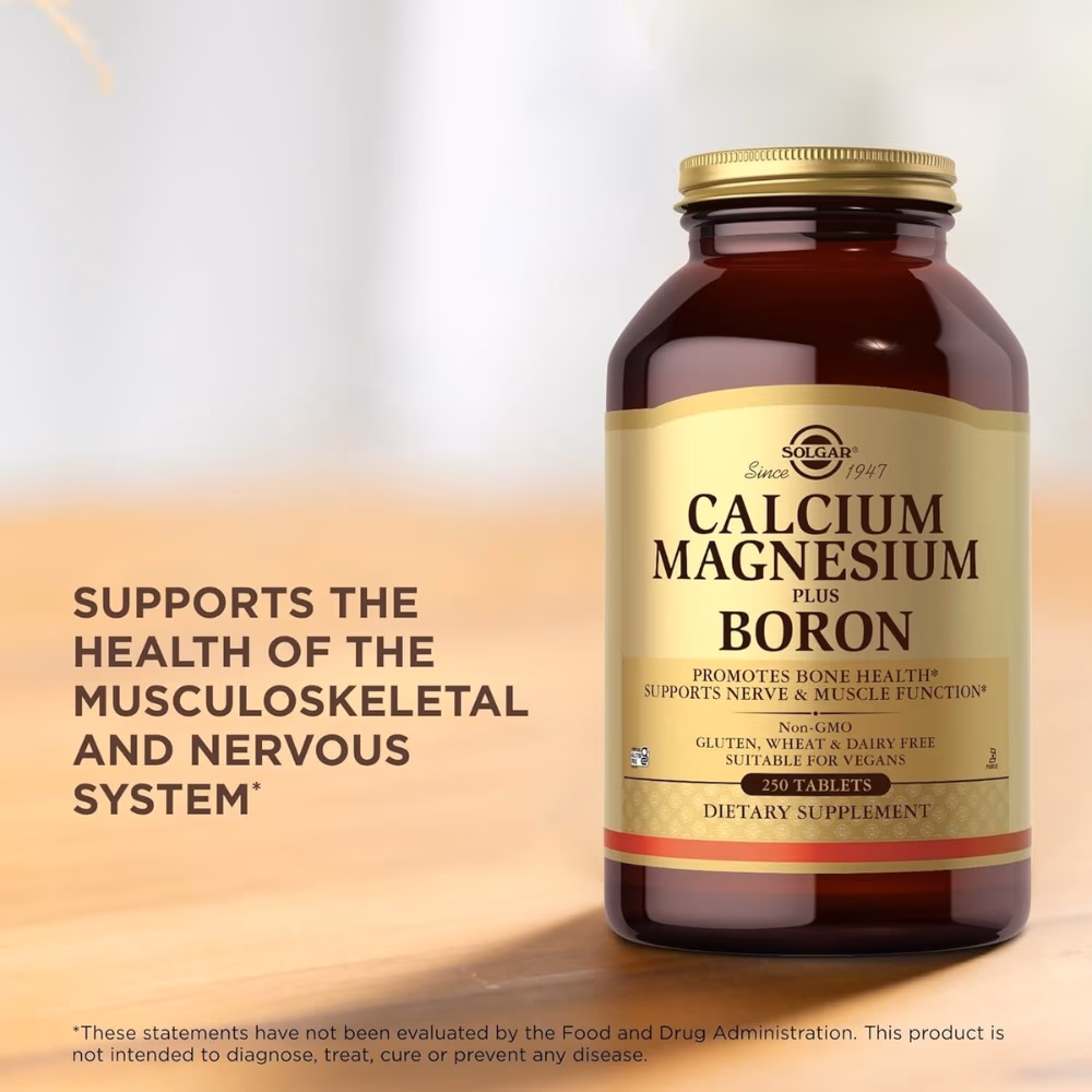 Solgar Calcium Magnesium Plus Boron Tablet 250s 3
