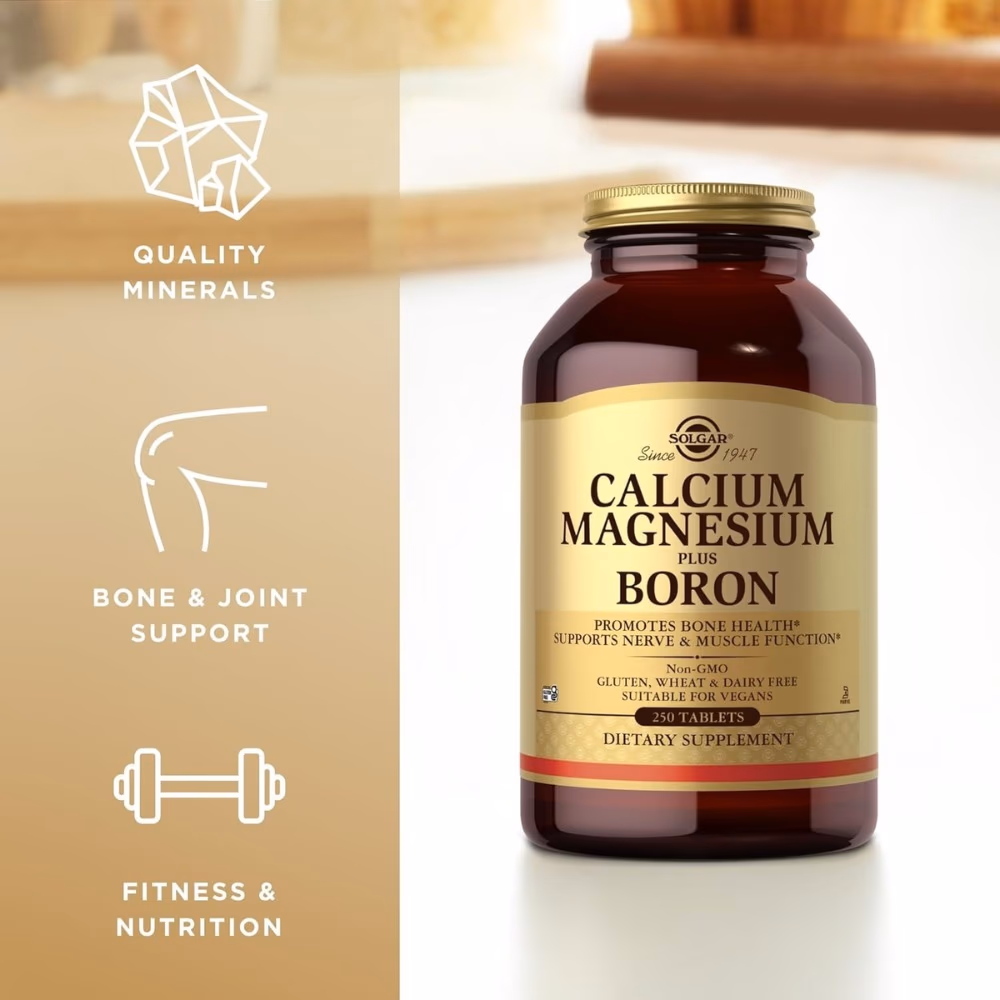 Solgar Calcium Magnesium Plus Boron Tablet 250s 4
