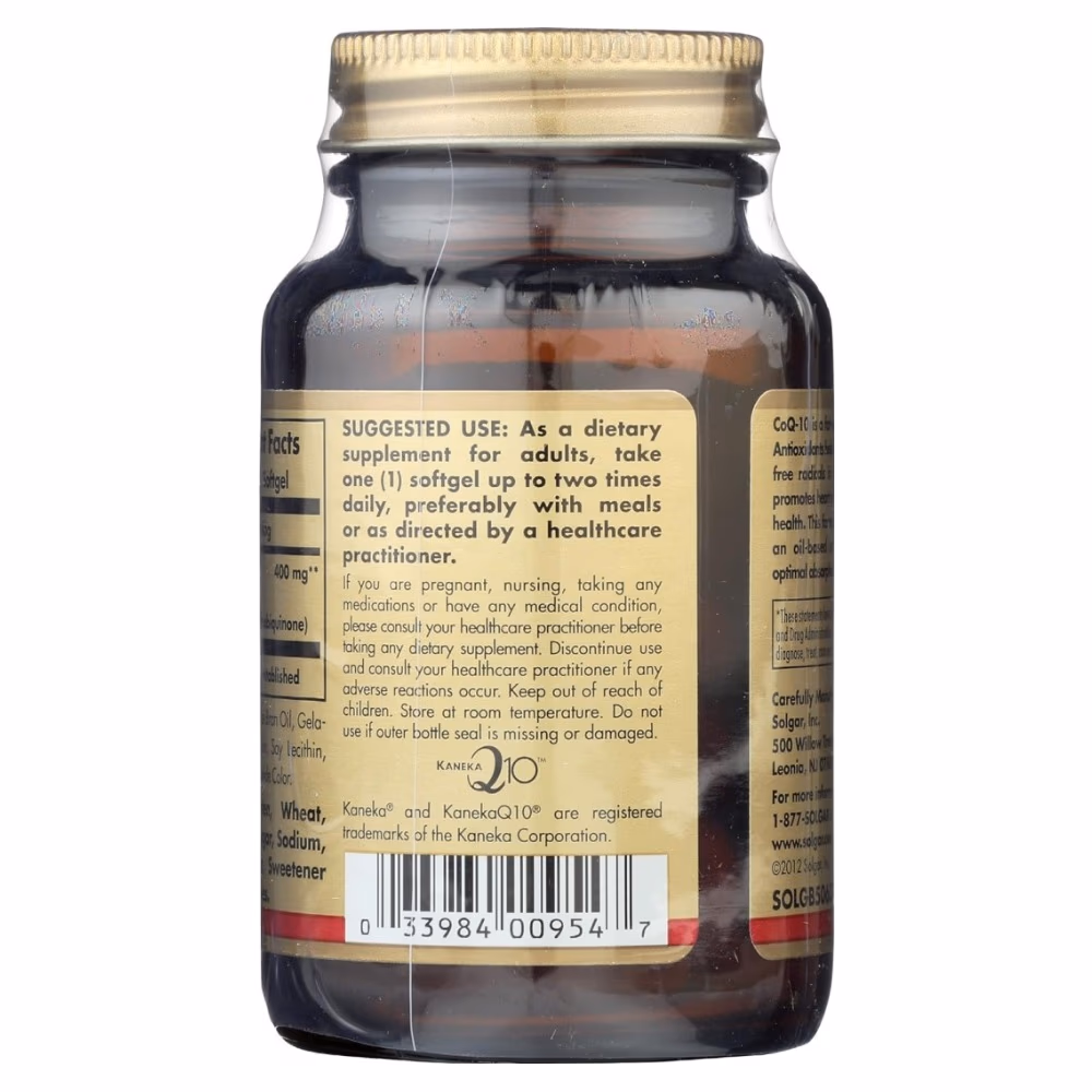Solgar Megasorb CoQ-10 400mg 30 Softgels 2