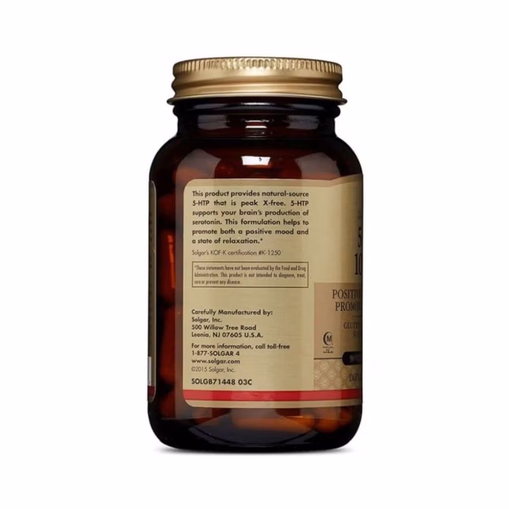 Solgar 5-HTP 100mg - 90 Veg Capsules 3