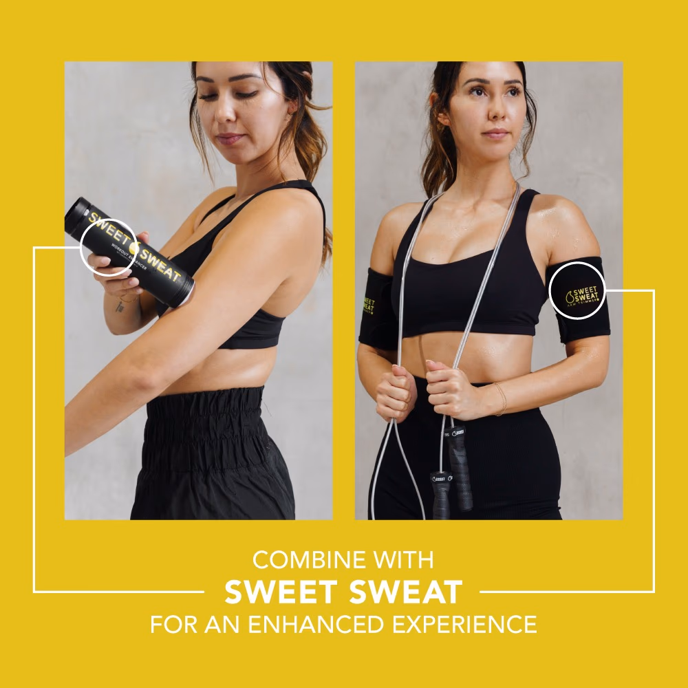 Sports Research Sweet Sweat Arm Trimmers | Adjustable Sweat Bands for Toned Arms, Workout Enhancer & Slimming Support 3