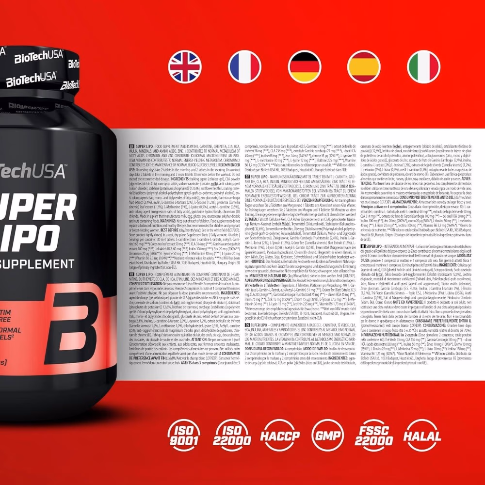 BioTechUSA Super Lipo Tab 120s 2