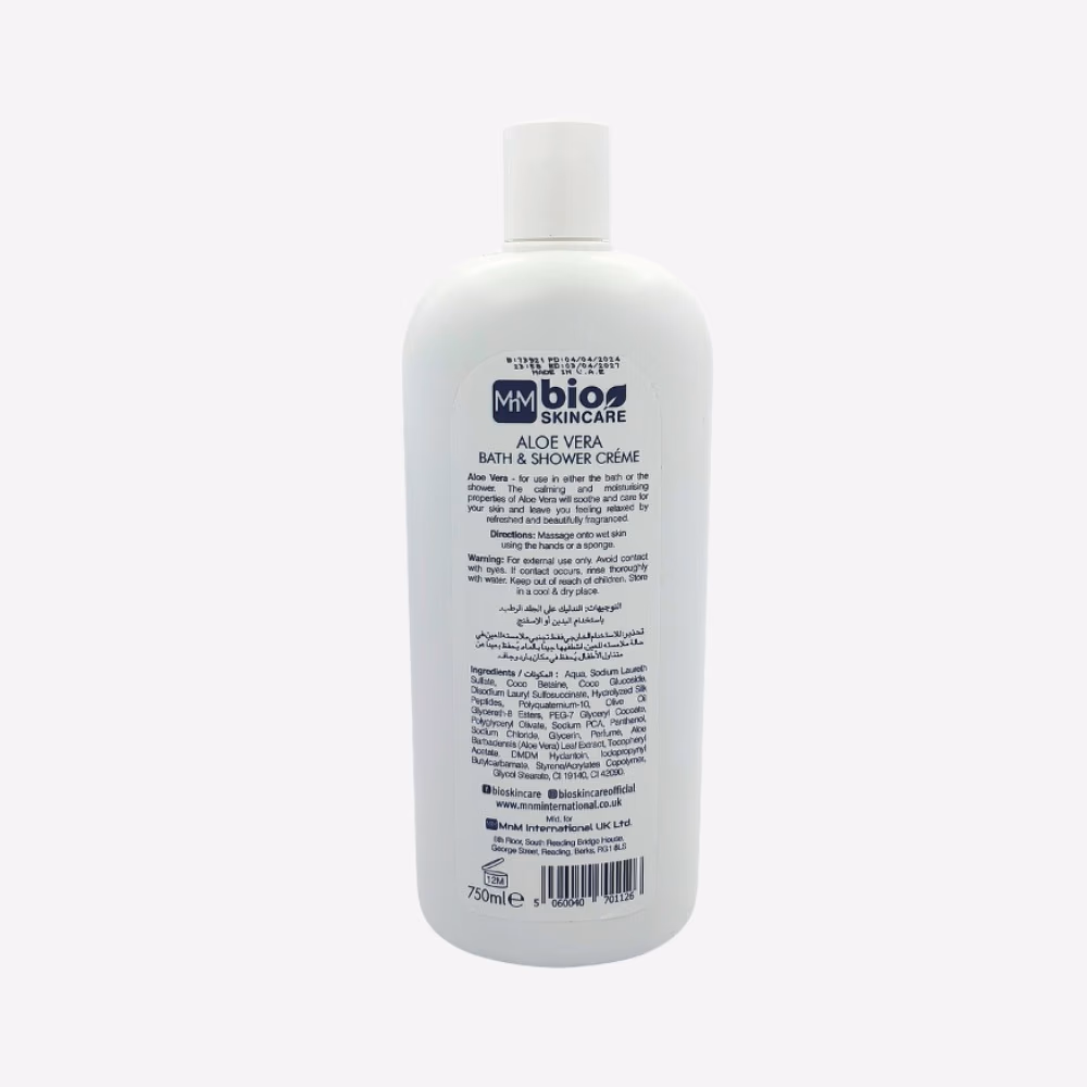 Bio Skin Shower Cream Aloe 750ml 3