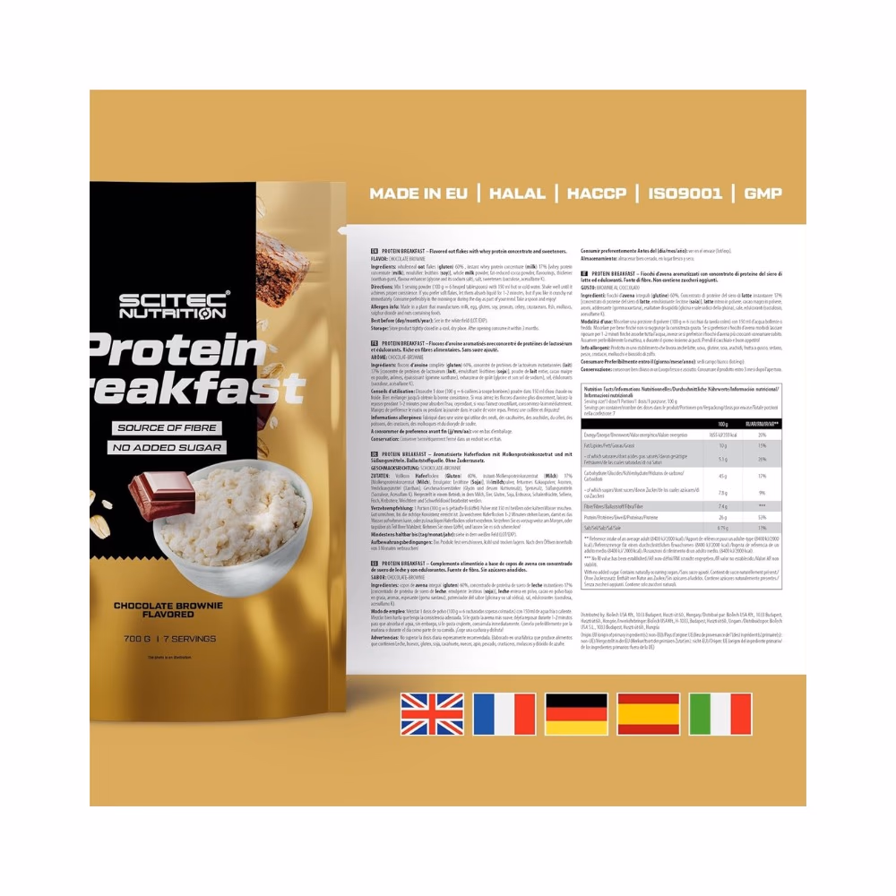 Scitec Breakfast Brownie Chocolate 700g 2