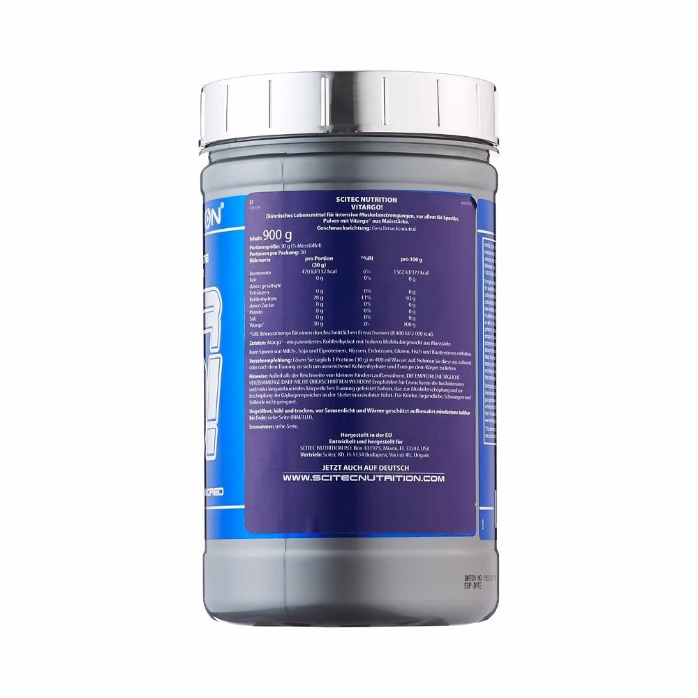 Scitec Vitargo Unflavoured 900g 2