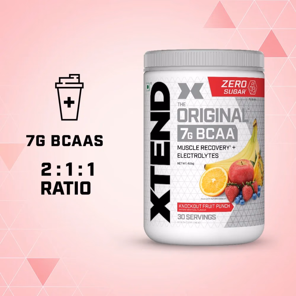 Scivation Xtend Original BCAA Fruit Punch Flavour - 30 Serving 3
