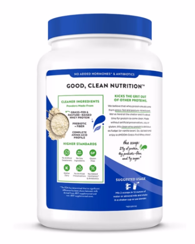 Orgain Grass Fed Whey Protein Powder in Chocolate Fudge 2LB 3