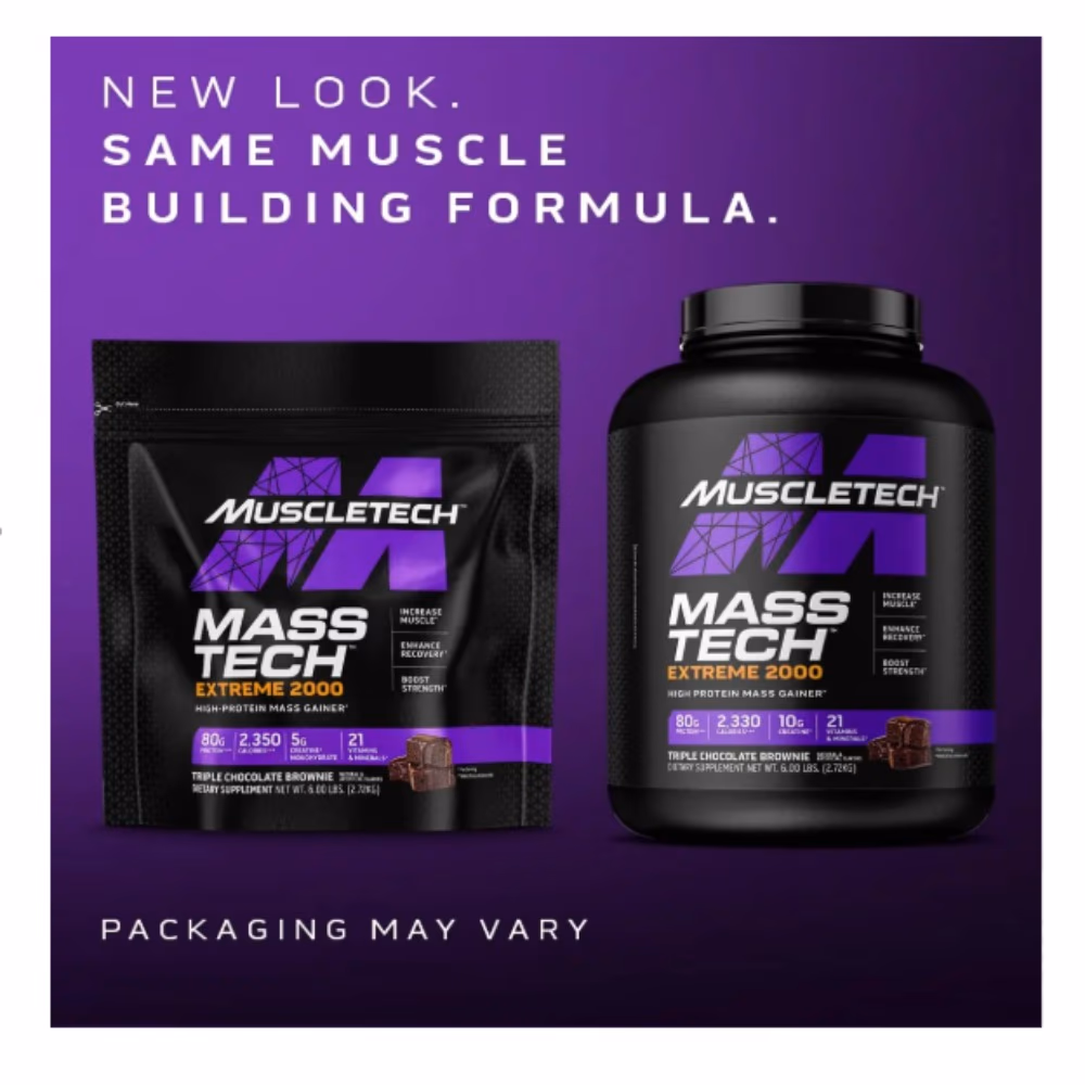 MuscleTech Mass Tech Extreme 2000 - Vanilla(6lbs) 3