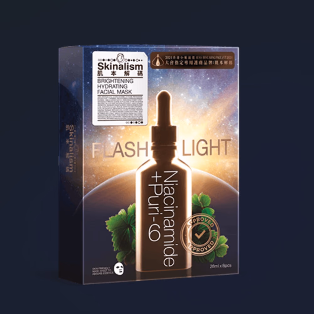 Skinalism Flash Light Niacinamide + Puri‑6 Mask – 8 S 2