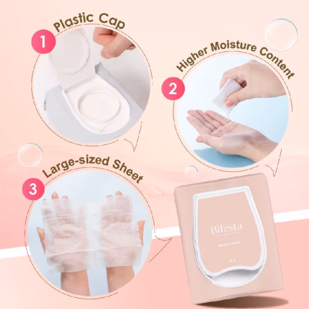 Bifesta Serum Moist Micellar Cleansing Sheet – 10 Sheets 3