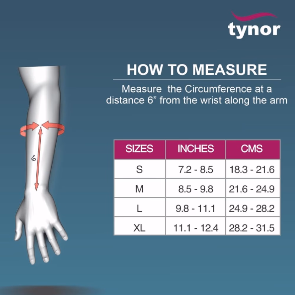 Tynor E44 Wrist Splint With Thumb Support – Size S 4