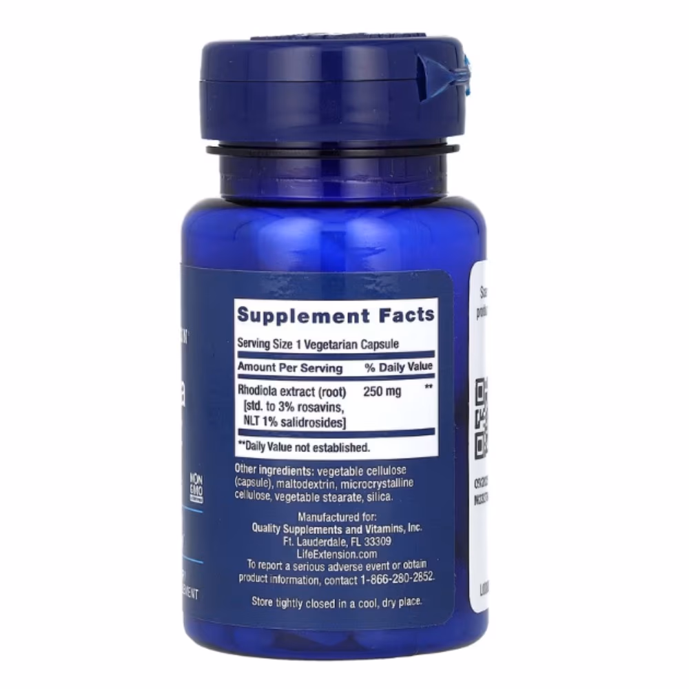 Life Extension Rhodiola Extract Capsules – 60 Capsules 2