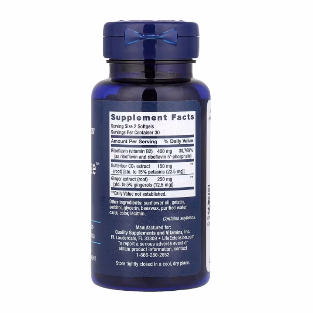 Life Extension Migra-Eeze Softgels – 60 Softgels 2