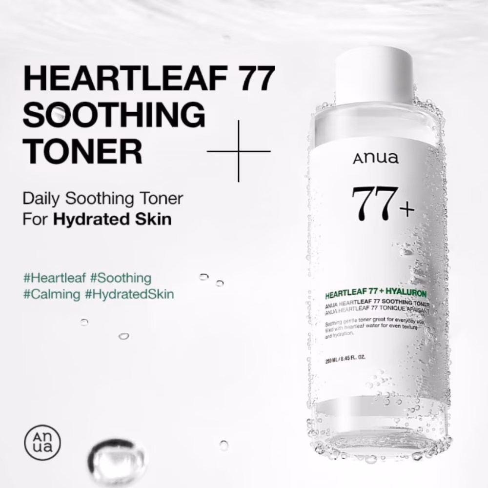 ANUA 77+ Heartleaf Soothing Toner 250ml 2