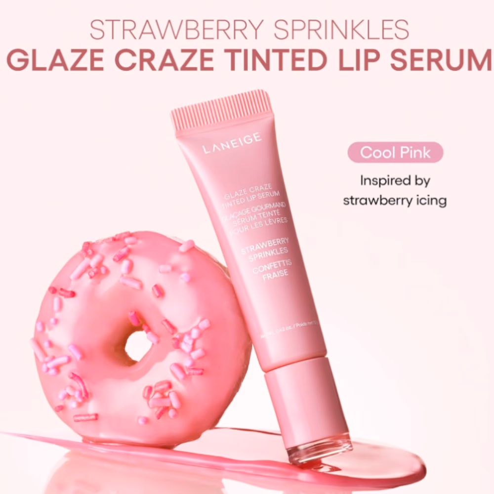 Laneige Strawberry Sprinkles Tinted Lip Serum (12 g) 3