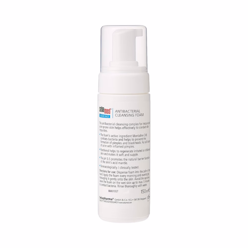Sebamed Antibacterial Cleansing Foam 150ml 3