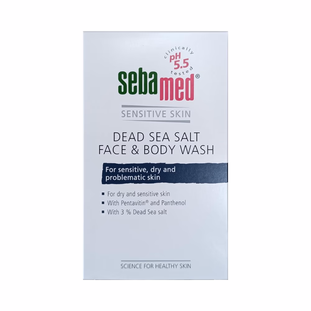 Sebamed Dead Sea Salt Face & Body Wash 200ml 2