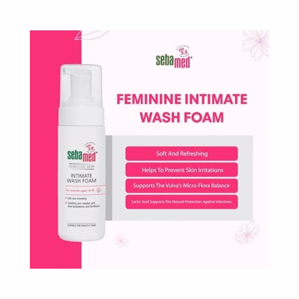 Sebamed Intimate Foam Wash 150ml 3