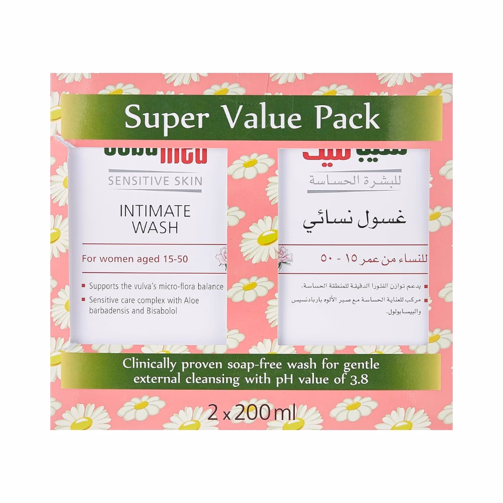 Sebamed Intimate Wash pH 3.8 Twin Pack 200ml 3