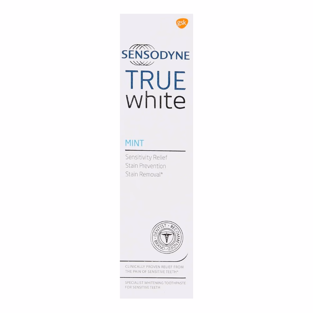 Sensodyne True White Mint Toothpaste 75ml 2