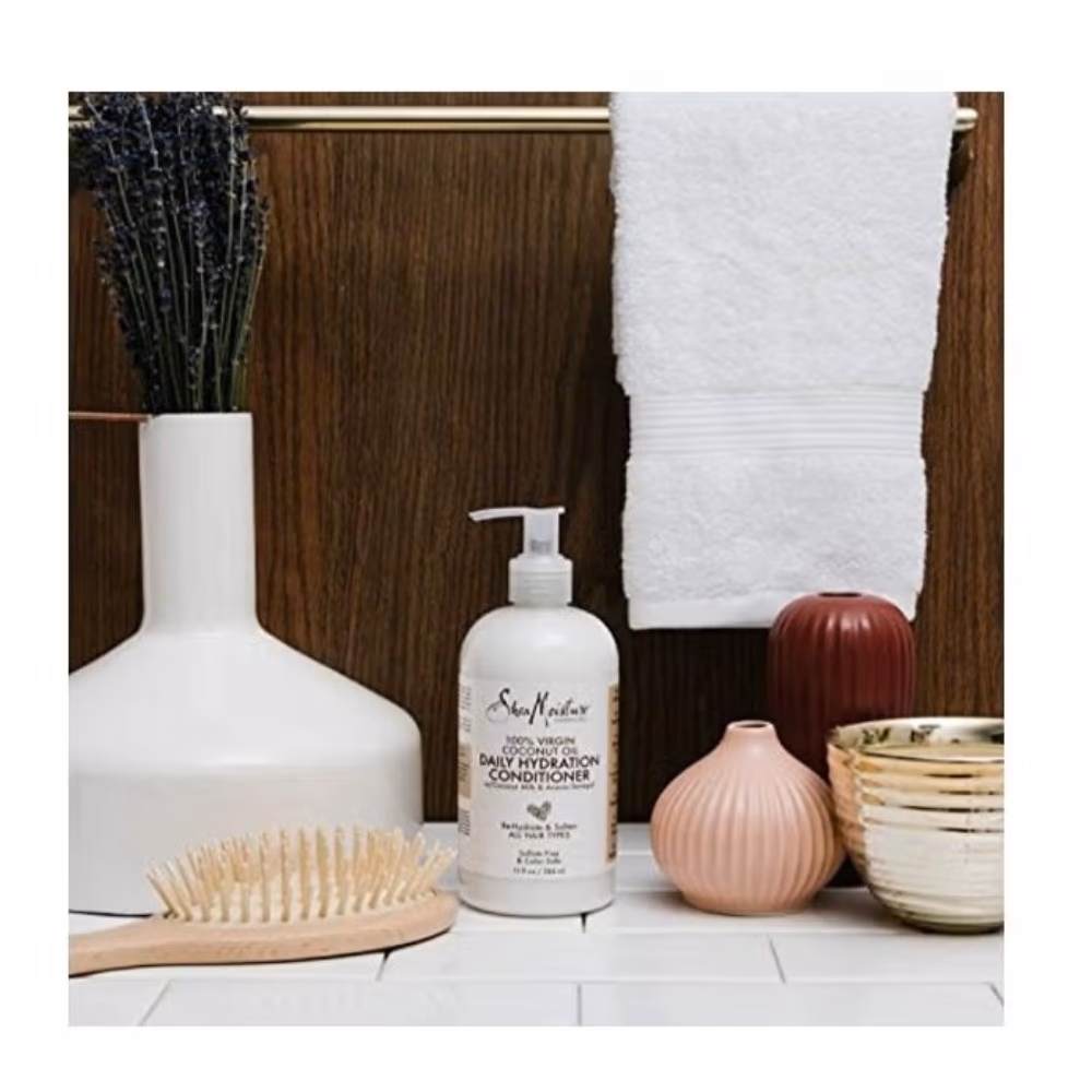 Shea Moisture 100% Coconut Daily Hydration Conditioner 384ml 3
