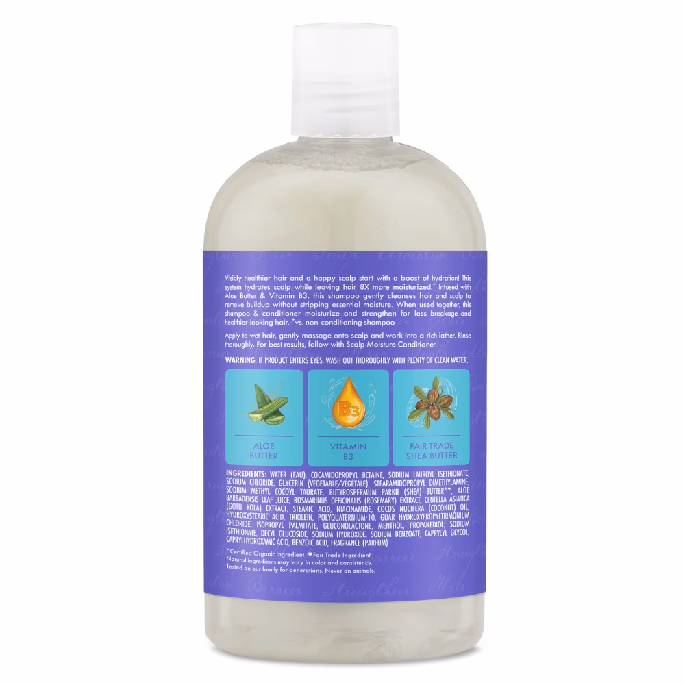 Shea Moisture Aloe Butter Scalp Moisture Shampoo 384ml 2