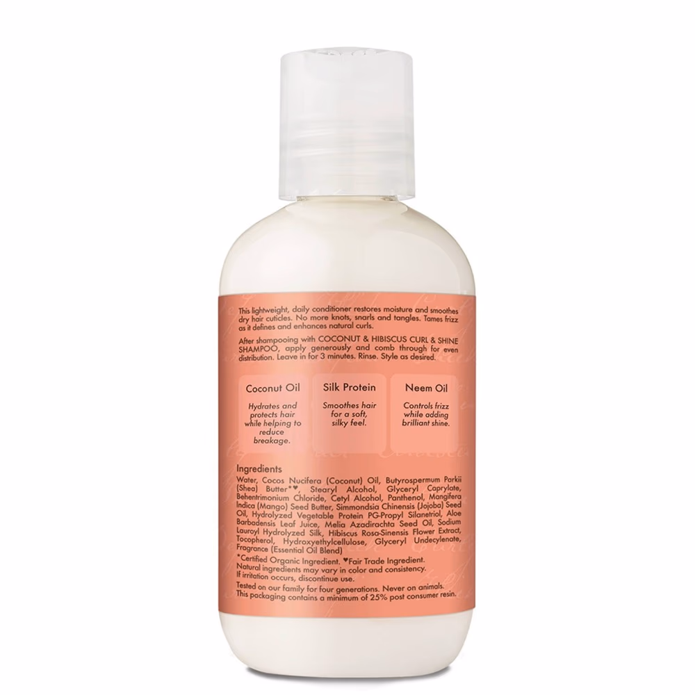 Shea Moisture Coconut & Hibiscus Curl & Shine Conditioner 95ml  2