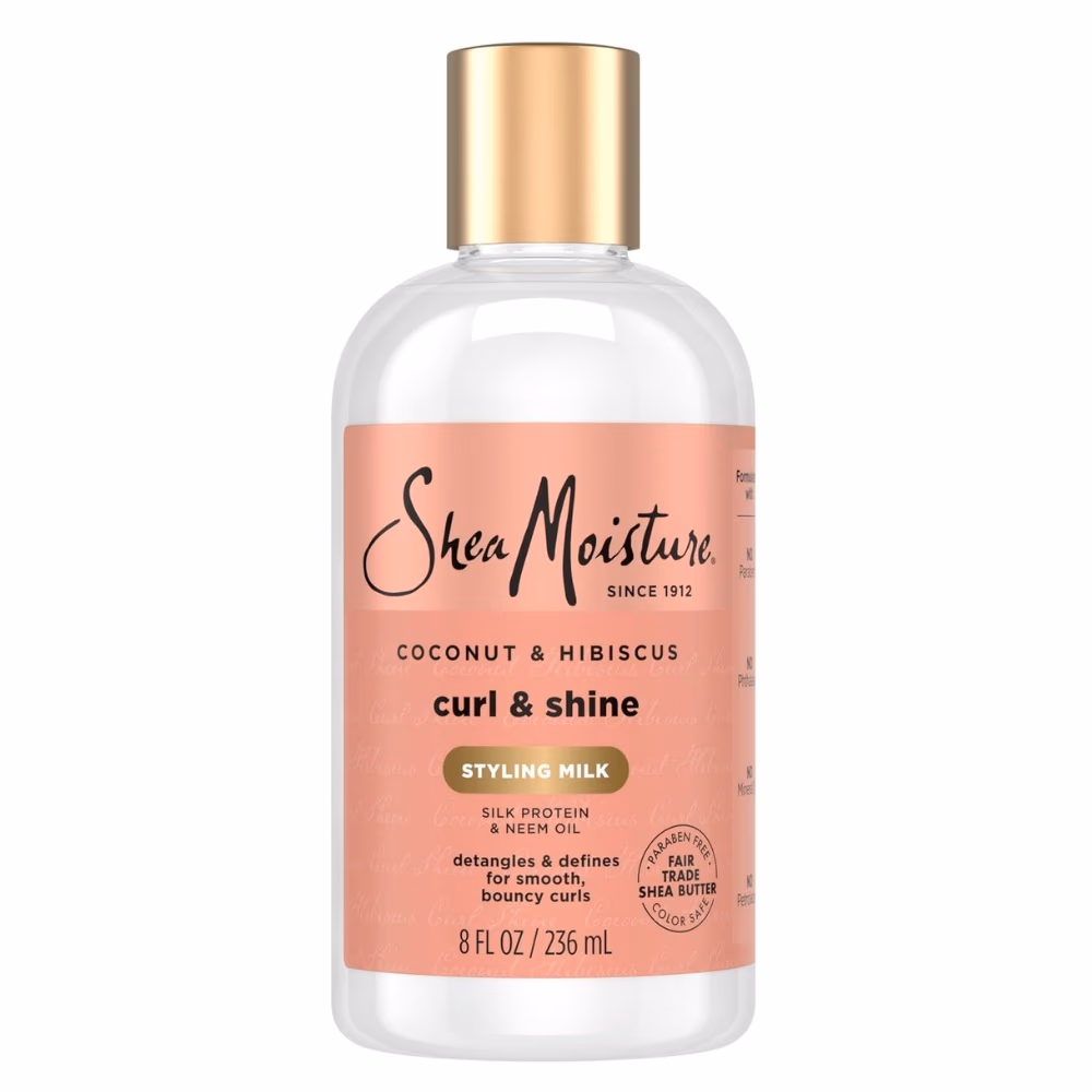 Shea Moisture Coconut & Hibiscus Curl & Shine Milk 237ml 3