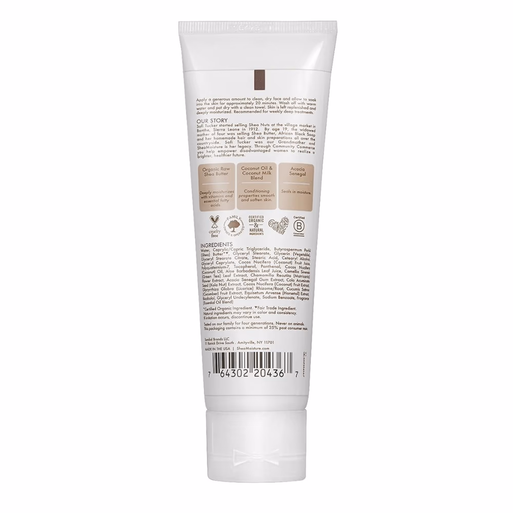 Shea Moisture Coconut Oil Comforting Milk Mask 113g  4