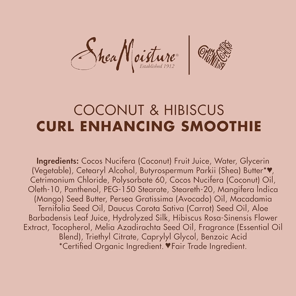Shea Moisture Coconut and Hibiscus Curl Enhancing Smoothie 340g 2