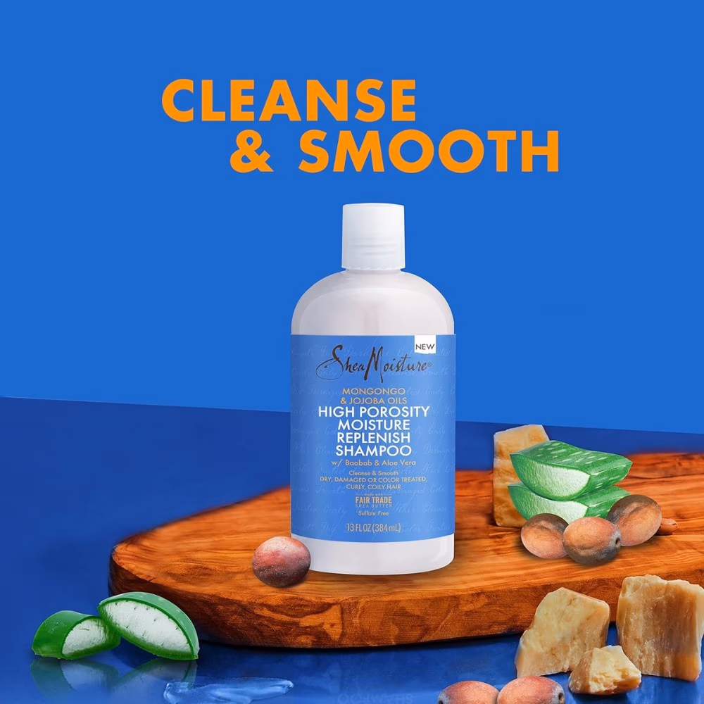  Shea Moisture Mango & Jojoba Moisture Replenish Shampoo 384ml 3