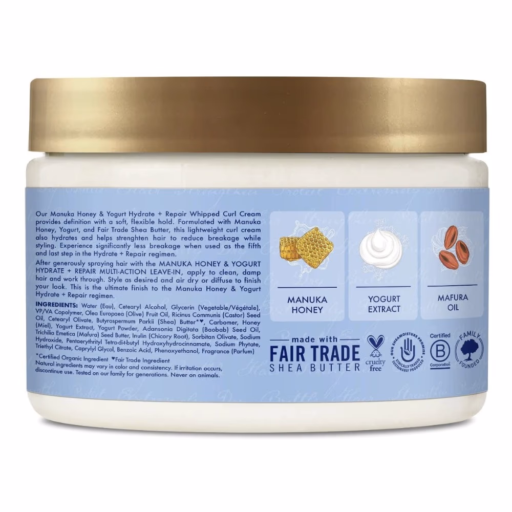 Shea Moisture Manuka Honey & Yogurt Whipped Curl Cream 326g 2