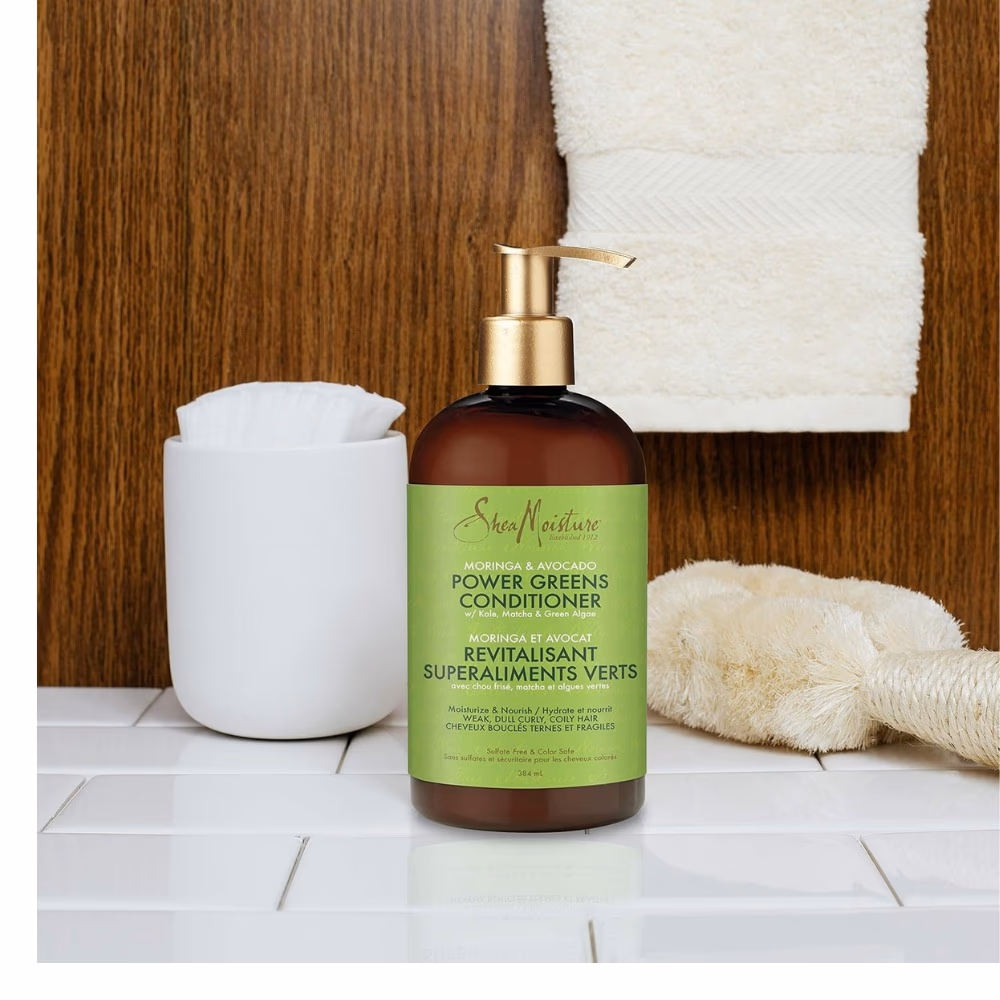 Shea Moisture Moringa & Avocado Power Greens Conditioner 384ml  3