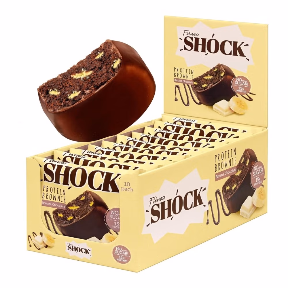 Shock Protein Brownie Banana Chocolate 50GM 2