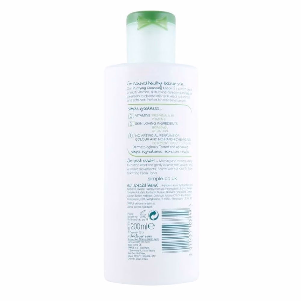 Simple Purifying Cleansing Lotion 200ML 2