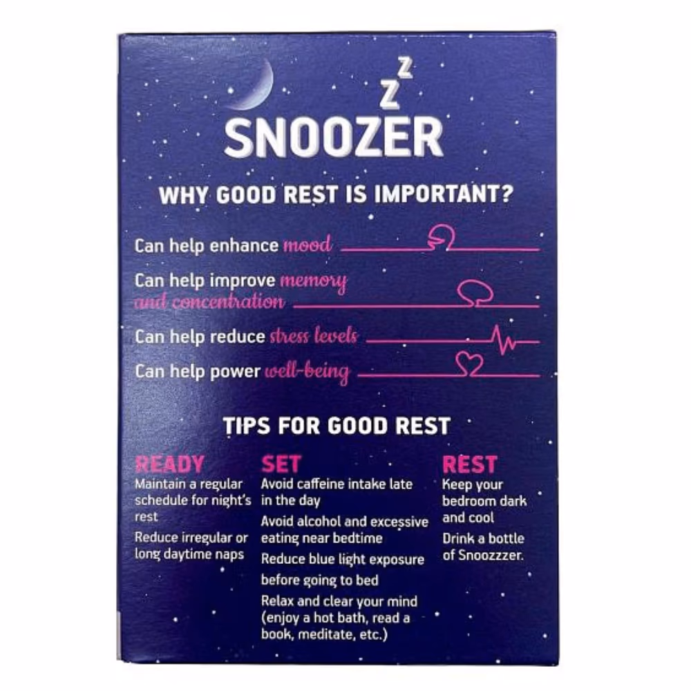 Snoozer Shot Liquid for Sleep 60ml x 4pcs 3
