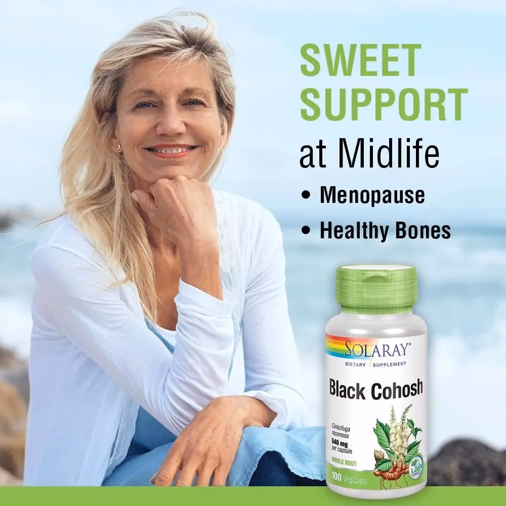Solaray Black Cohosh 540mg-100 Capsules 4