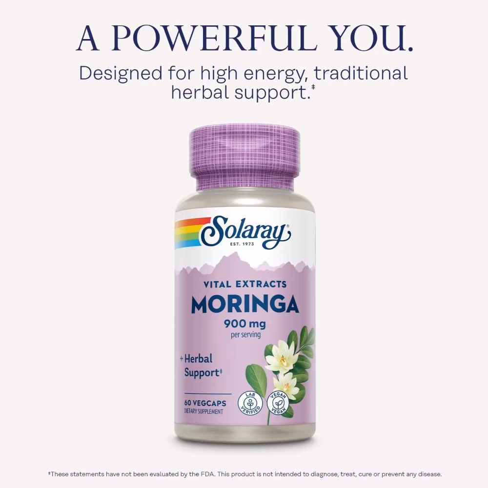 Solaray Moringa 900mg -60 Capsules 4