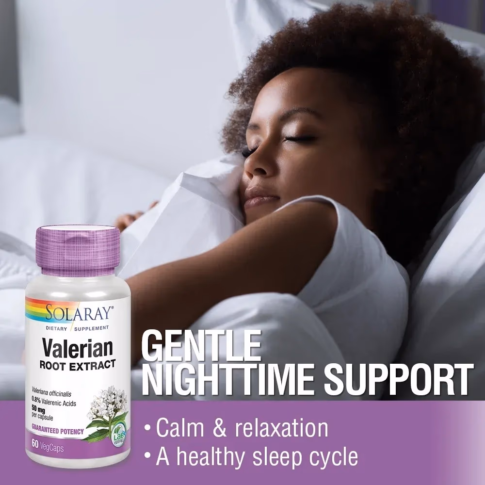 Solaray Valerian Root Extract 300mg -30 Capsules 4