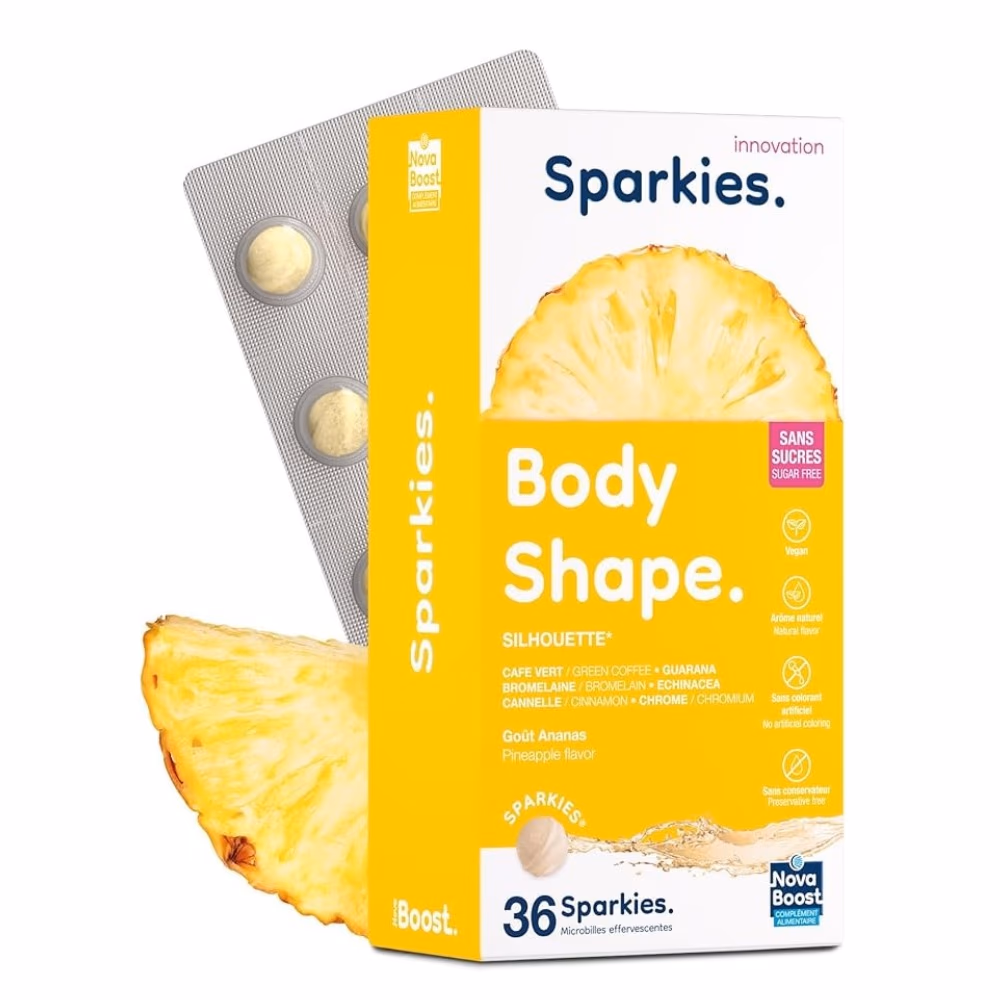 Sparkies Body Shape Effervescent SF Pineapple 36s 2