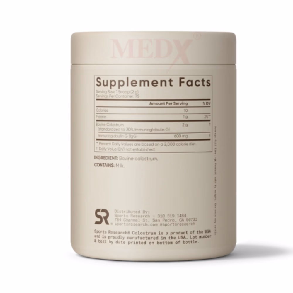 Sports Research Colostrum Powder 150g Unflavored 5