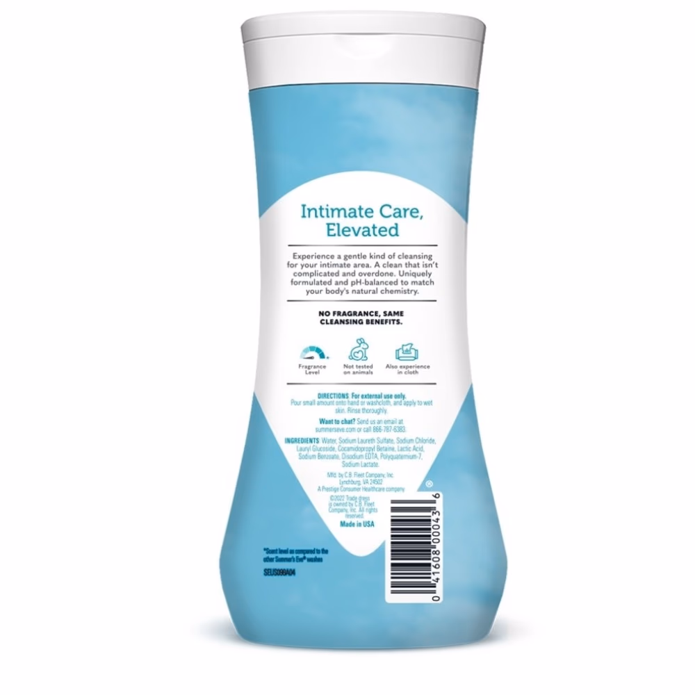 Summer's Eve Fragrance-Free Cleansing Wash 444ml 2