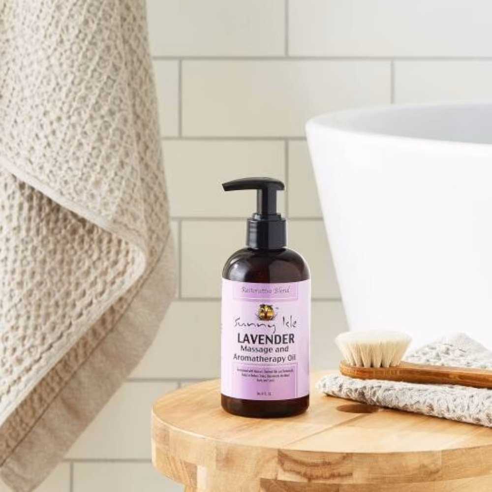Sunny Isle Massage Aromatherapy Oil Lavender 8oz 3