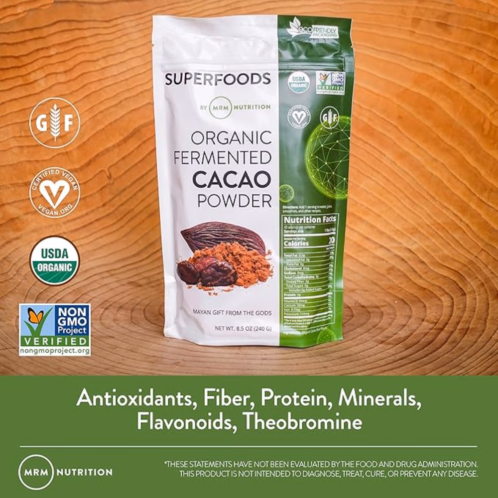 Superfoods Organic Fermented Cacao Powder 240g 3